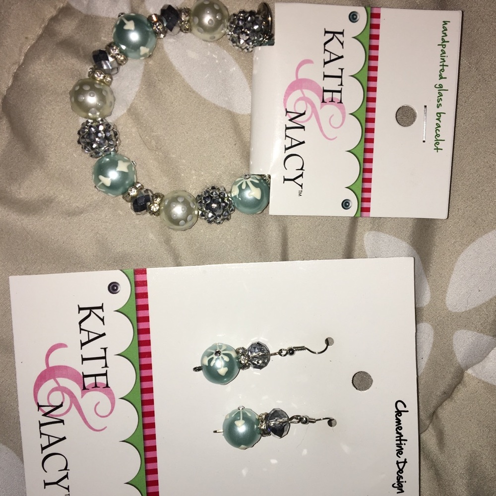 Necklace and earrings